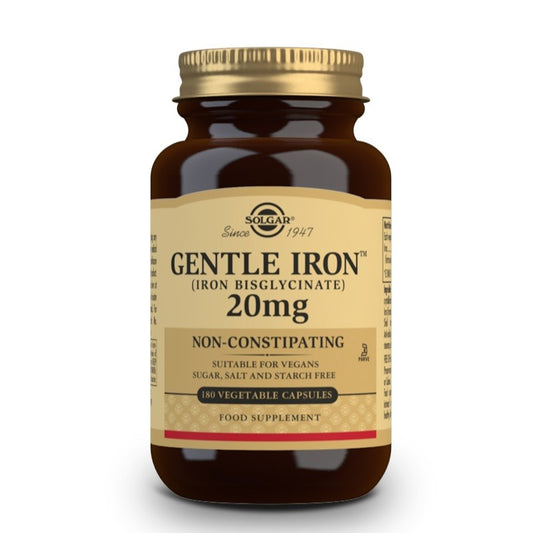 SOLGAR Hierro Gentle 20mg (180 Cápsulas Vegetales)-1
