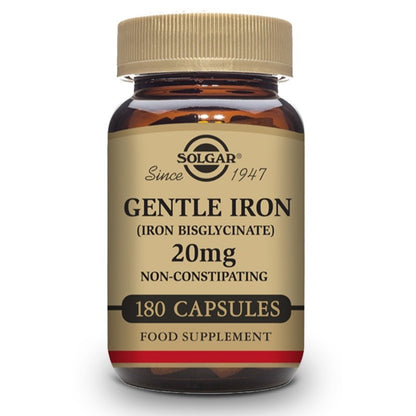 SOLGAR Hierro Gentle 20mg (180 Cápsulas Vegetales)-2