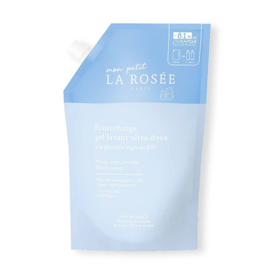 Mon Petit La Rosée Ultra-Gentle Baby Cleansing Gel Refill with Organic Glycerin
