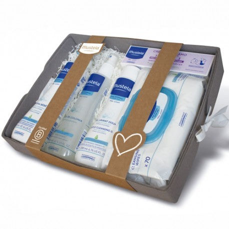 MUSTELA Canastilla Bebé Gris (5 Productos)-2