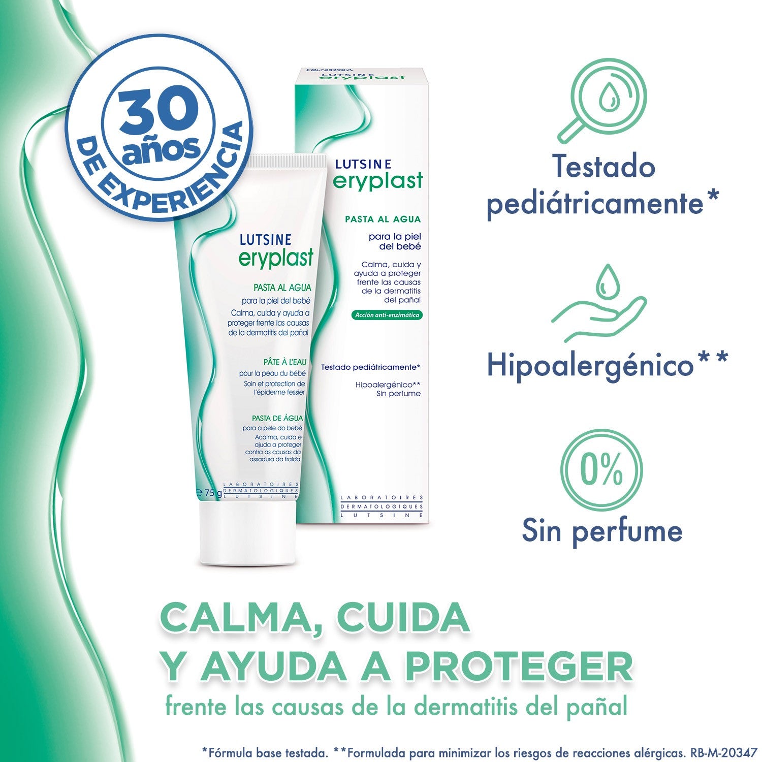 LUTSINE E45 Eryplast Pasta al Agua DUPLO 2x125g-2