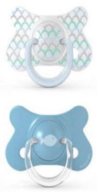 SUAVINEX Chupete Látex Fusion 4-18 Meses x2 (Azul)-1