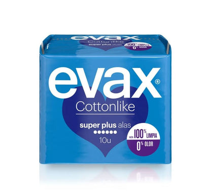 EVAX Cottonlike Super Plus Compresa Con Alas 10 Unidades-1
