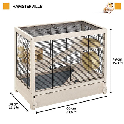 Ferplast Jaula Hamsterville Negra 1 ud