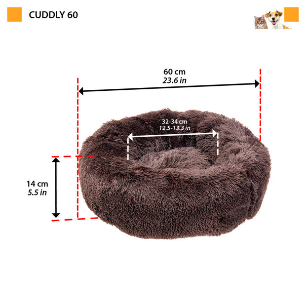 Ferplast Cama Cuddly Grigio 1330g