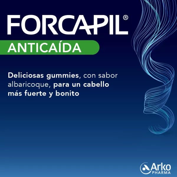 Arkopharma Forcapil Gominolas Anticaída Cabello y Uñas 60 unidades