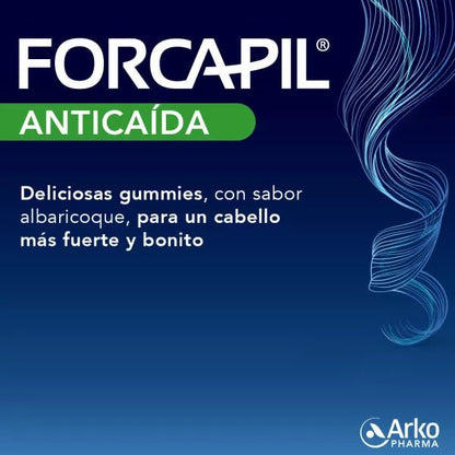 Arkopharma Forcapil Gominolas Anticaída Cabello y Uñas 60 unidades