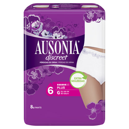 AUSONIA Discreet Plus Ropa Interior Talla G 8 Unidades-1