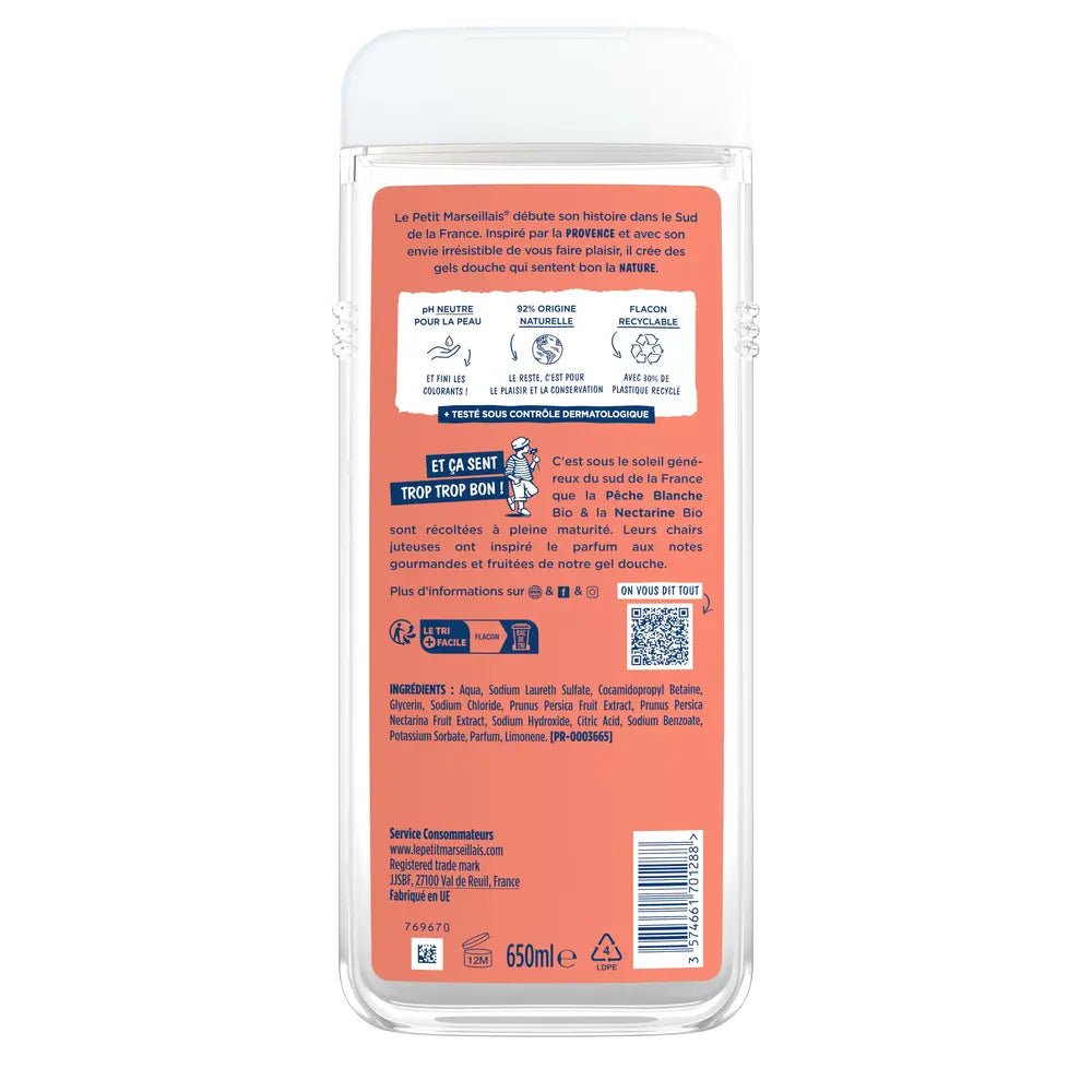 Le Petit Marseillais Le Petit Marseillais Gel Baño Melocotón Y Nectarina 650 ml
