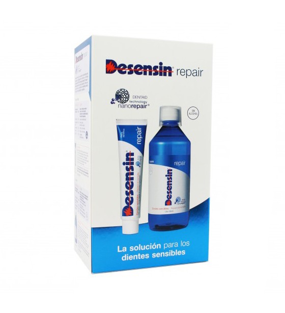 DESENSIN Repair Pack Dientes Sensibles: Dentífrico + Colutorio-1