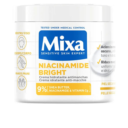 Mixa Mixa Niacinamide Bright Crema Hidratante Antimanchas Piel Seca Y Apagada 400 ml
