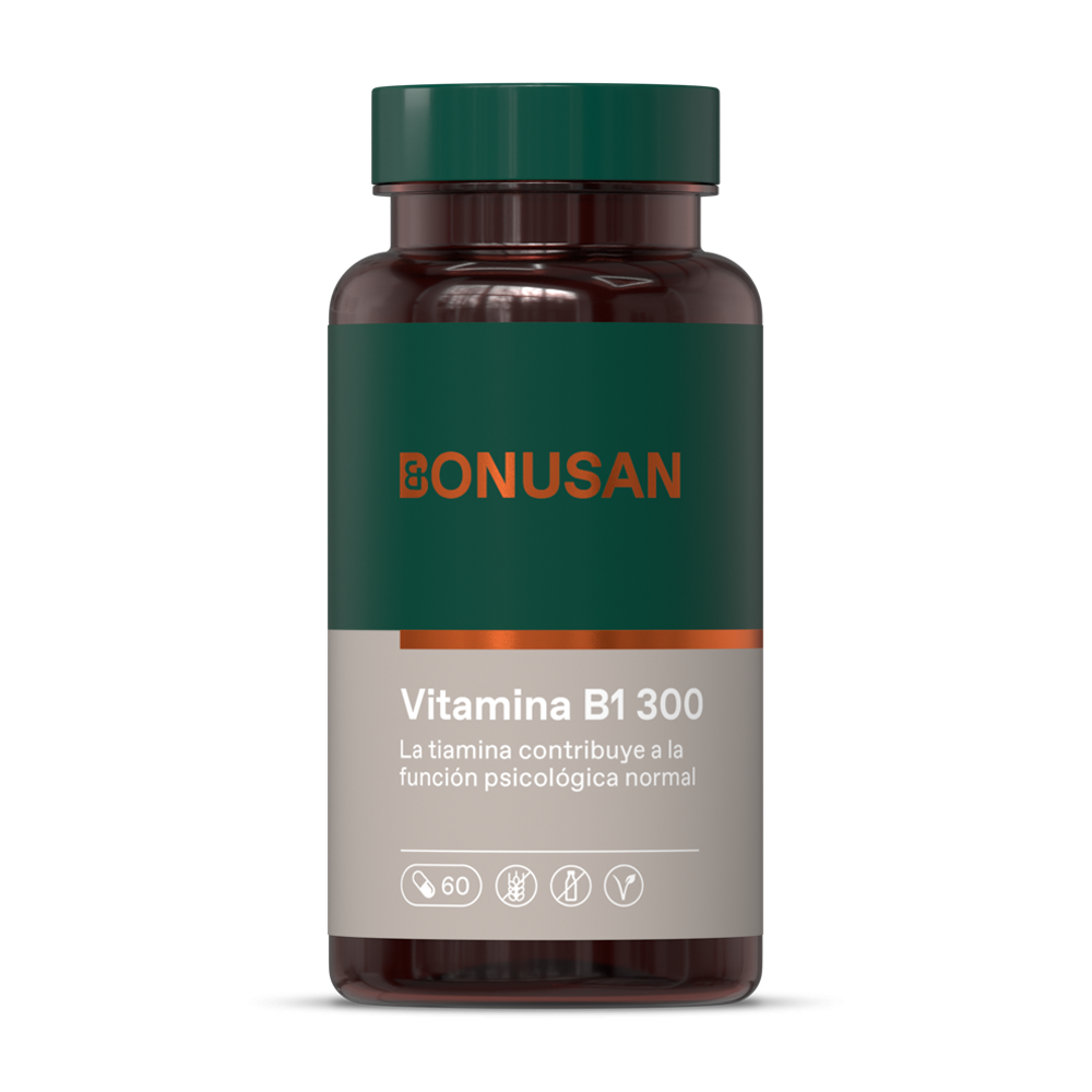 Bonusan Vitamin B1 (Thiamin Hcl) 300 Mg 60 Capsules