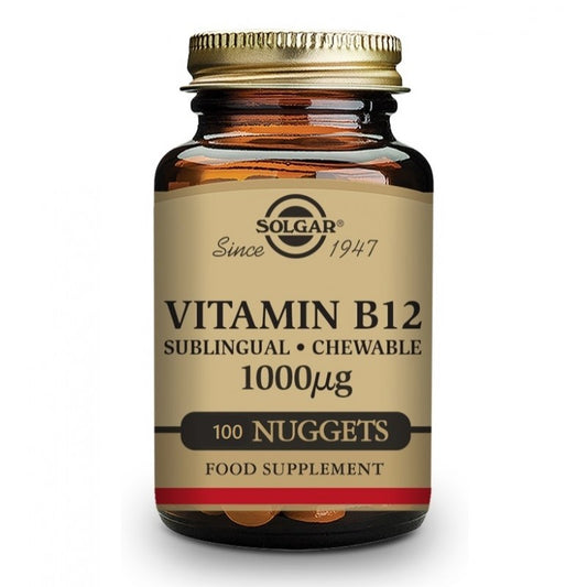 SOLGAR Vitamine B12 (1000μg) 100 Comprimés à Croquer