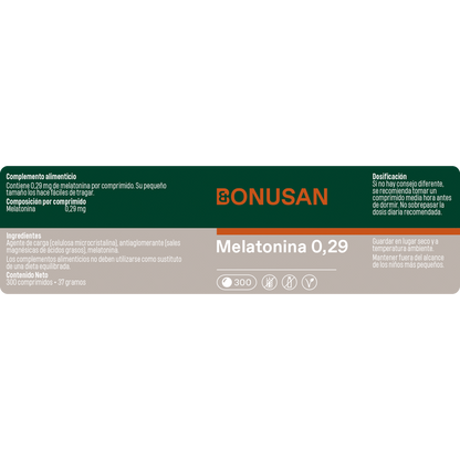 Bonusan Melatonin 0.29 Mg 300 Tablets