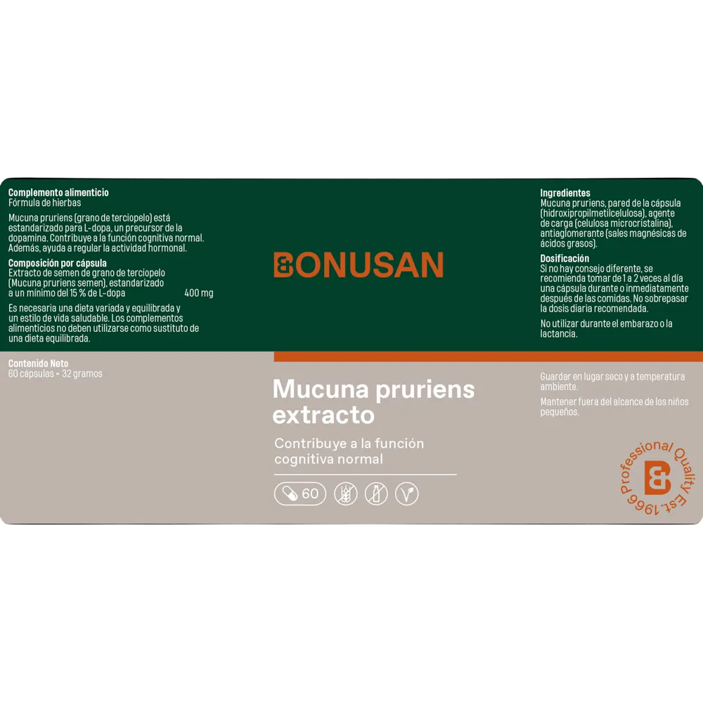 Bonusan Mucuna Pruriens 60 capsule