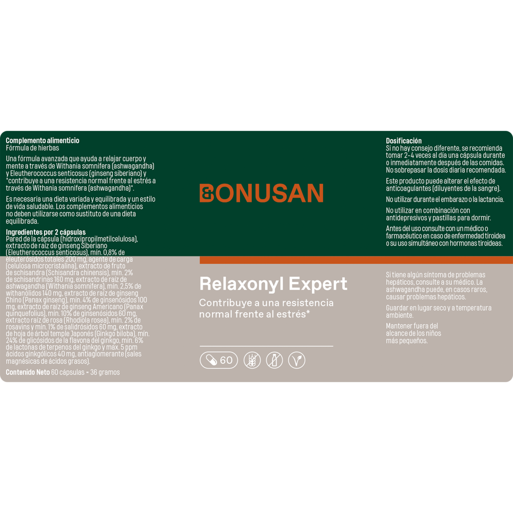 Bonusan Relaxonyl 60 Cápsulas