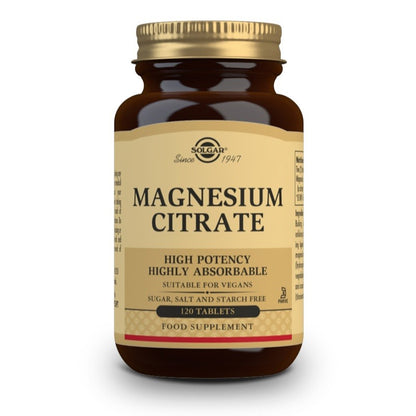 SOLGAR Citrate de Magnésium 120 Comprimés