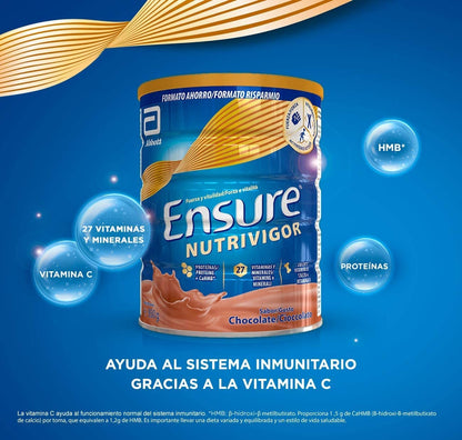 ENSURE NutriVigor Chocolate Polvo 850gr-2