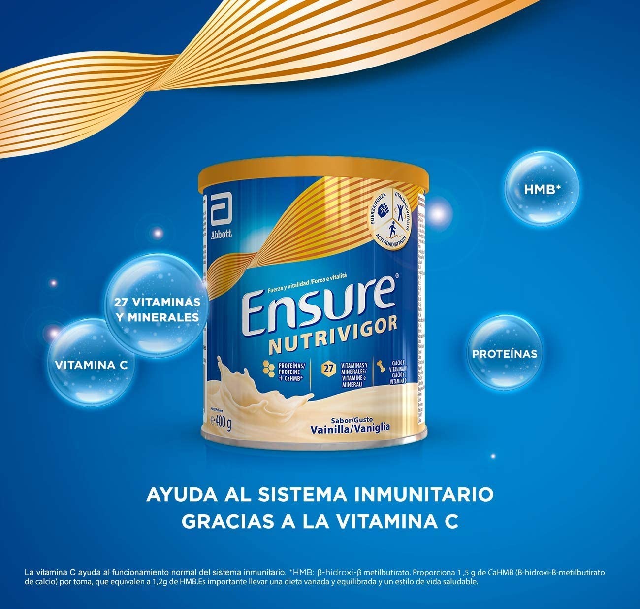 ENSURE NutriVigor Vainilla Polvo 400gr-2