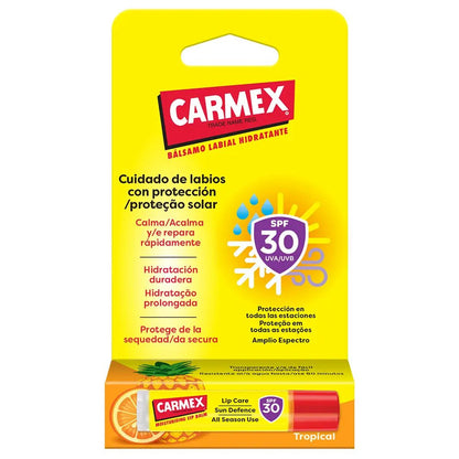 Carmex Bálsamo Labial Hidratante Tropical FP30