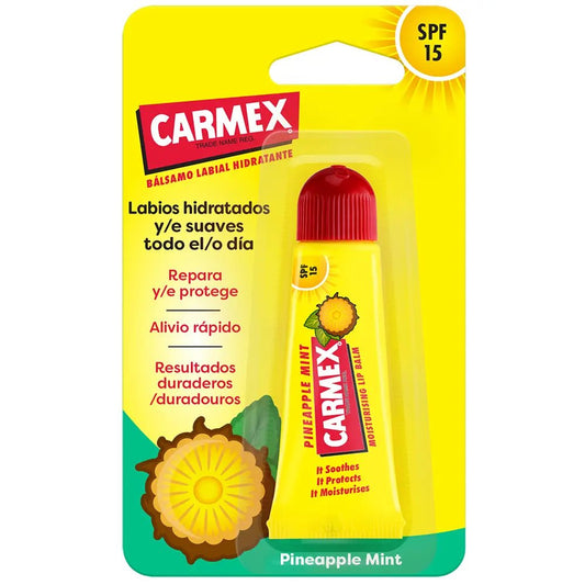 Carmex Bálsamo Labial SPF15 Tubo Piña 10g