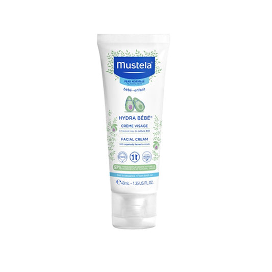 MUSTELA Hydra Bébé Crème Visage 40 ml