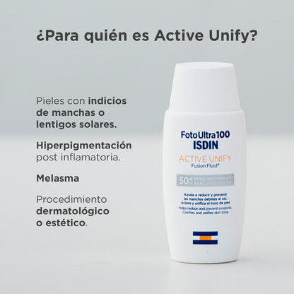 ISDIN Fotoultra 100 Active Unify Despigmentante (SPF 50+) 50ml-4