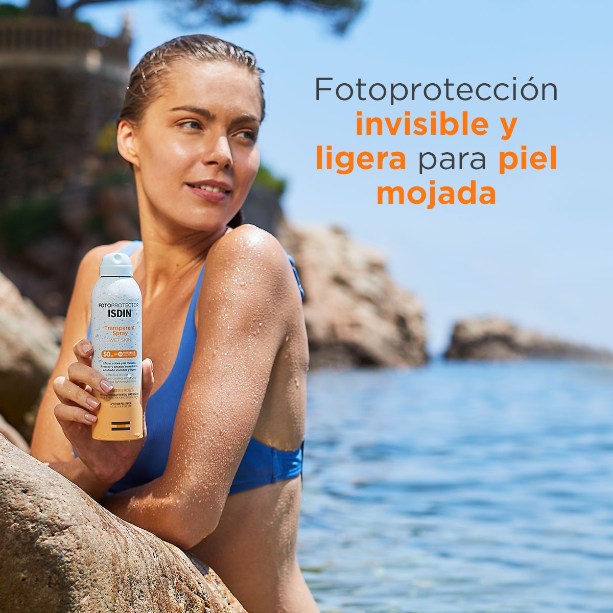 ISDIN Fotoprotector Transparente Spray Wet Skin SPF 50+ 250ml-6
