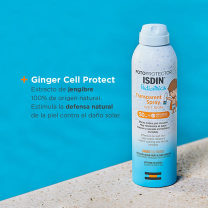 ISDIN Fotoprotector Transparent Spray Wet Skin Pediatrics SPF 50+ 250m-4
