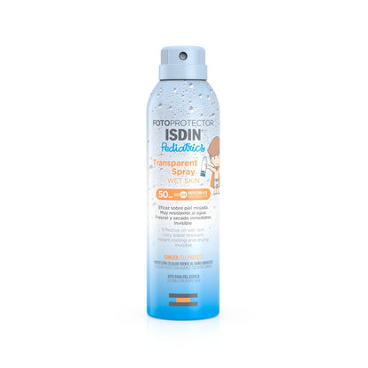 ISDIN Fotoprotector Transparent Spray Wet Skin Pediatrics SPF 50+ 250m-1