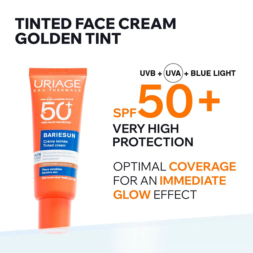 URIAGE Bariésun Crème SPF50+ Couleur Dorée 50 ml