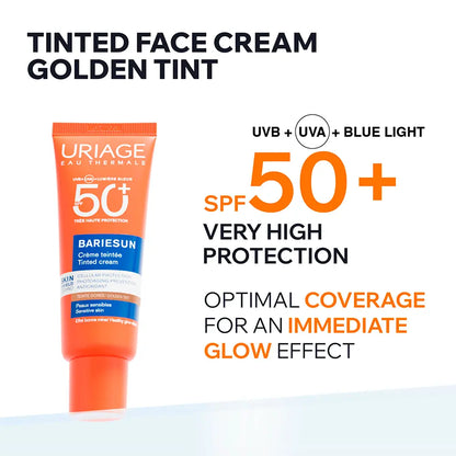 URIAGE Bariésun Crème SPF50+ Couleur Dorée 50 ml