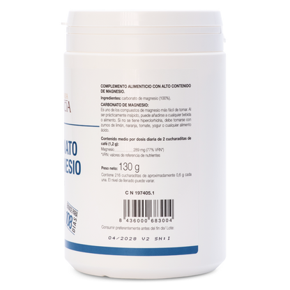 Ana María Lajusticia Carbonato de Magnésio 130 g