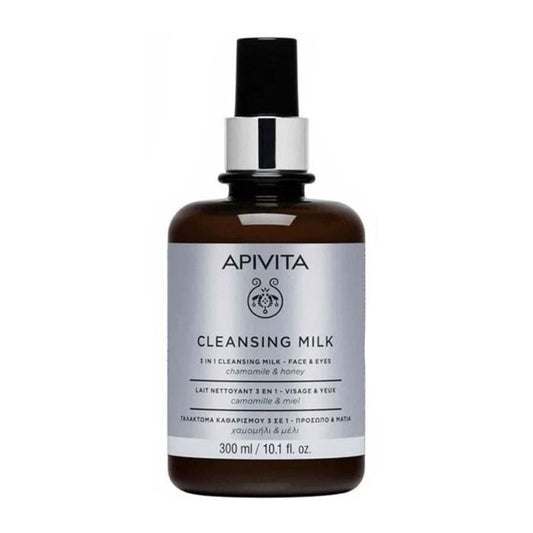 APIVITA Leche Limpiadora 3 en 1 Rostro y Ojos 300ml-1