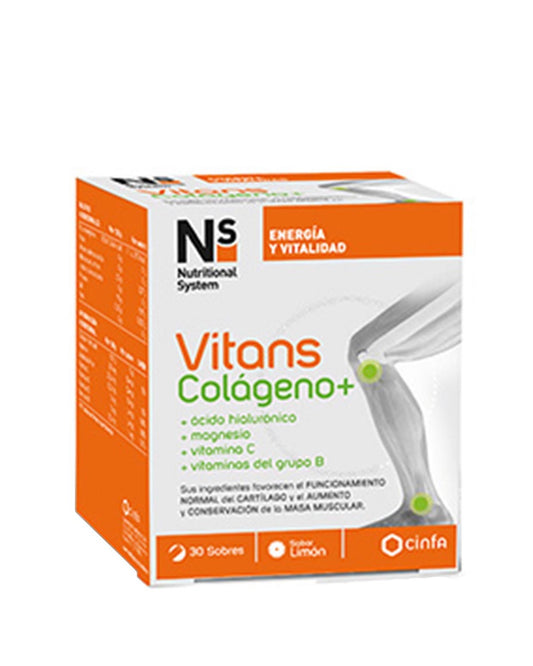 NS VITANS Collagène+ Saveur Citron 30 Enveloppes