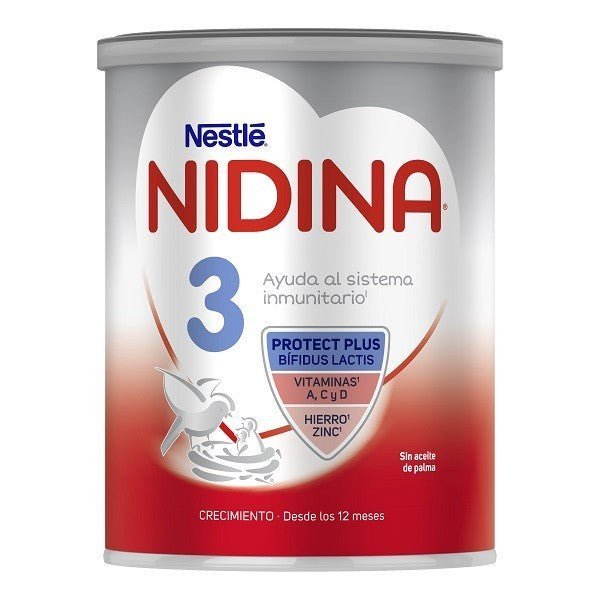 NIDINA 3 Leche de Crecimiento para Lactantes Pack Oferta 4x800g-1