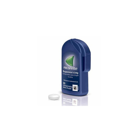 NICORETTE Supermint 4mg 20 Comprimidos para Chupar-1