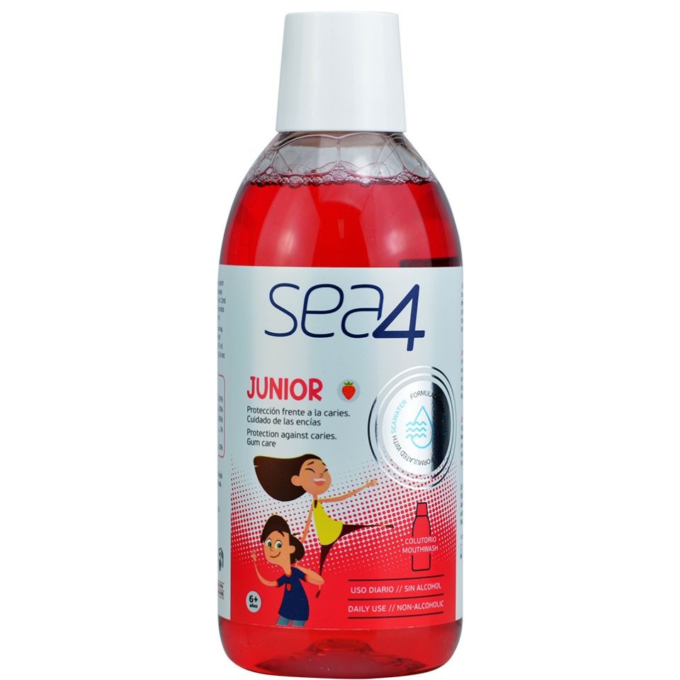 SEA4 Colutorio Infantil Sabor Fresa 500ml-2