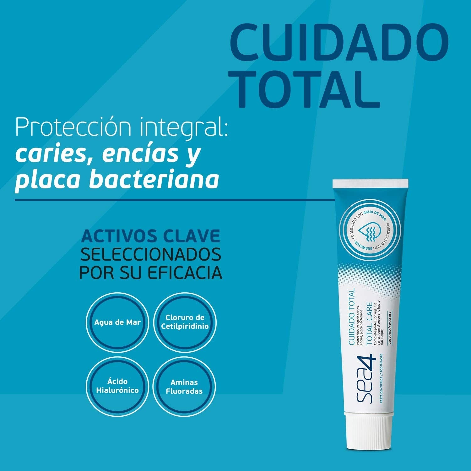 SEA4 Pasta Dental Cuidado Total 75ml-2