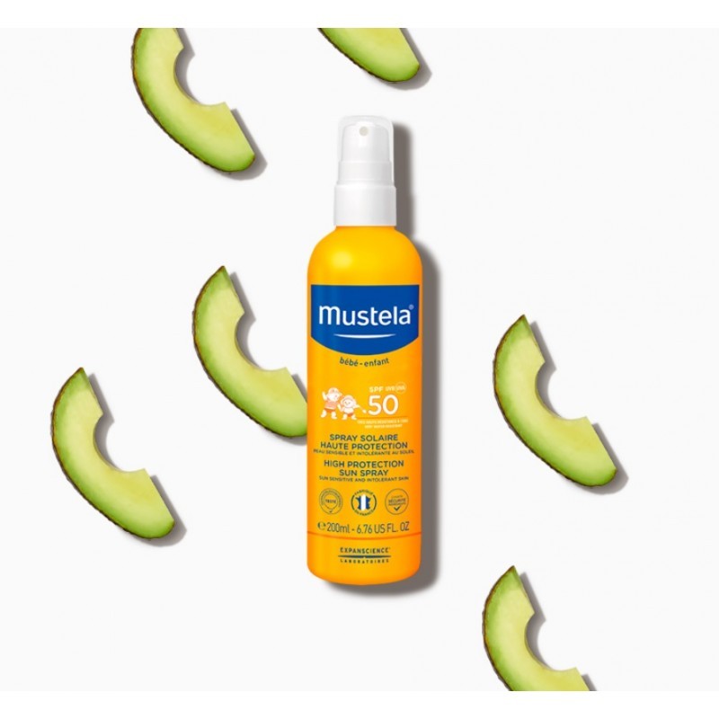 MUSTELA Spray Solar Bebés SPF50 (200ml) + Crema Solar Facial SPF50+ (40ml)-6