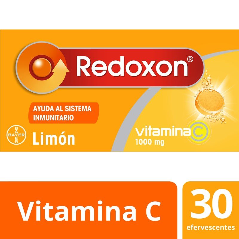 REDOXON Vitamina C Limón DUPLO 2x30 Comprimidos Efervescentes-2