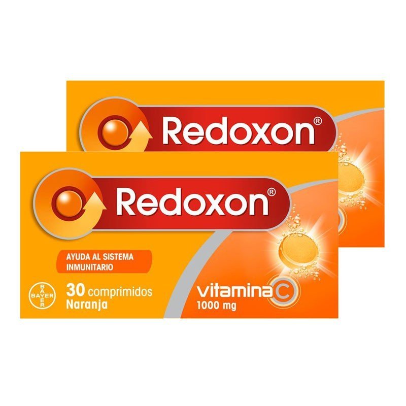 REDOXON Vitamina C Naranja DUPLO 2x30 Comprimidos Efervescentes-1