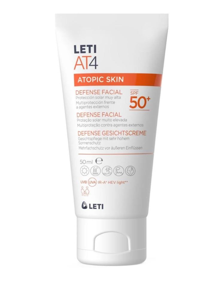 LETI AT4 Defensa Facial Piel Atópica SPF 50+ 50ml-1