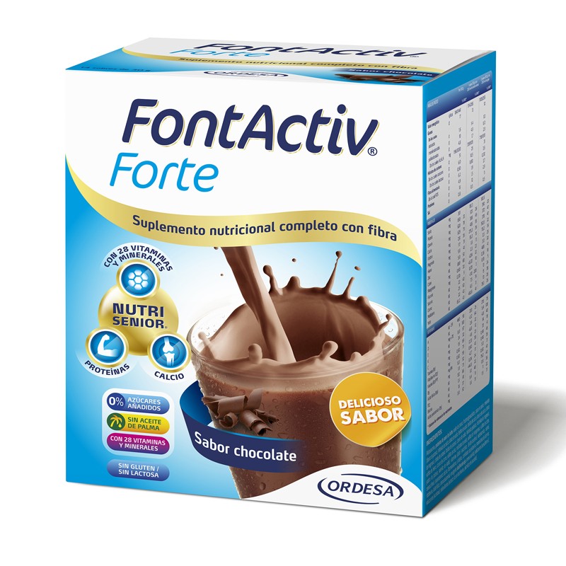 FONTACTIV Forte Sabor Chocolate 14 Sobres 30G-1