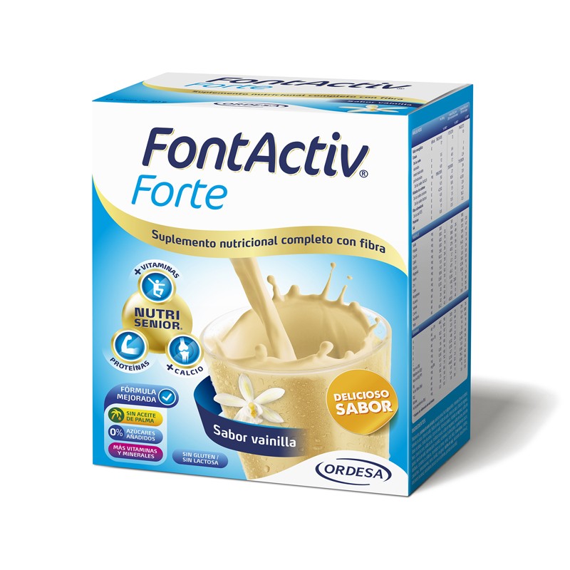 FONTACTIV Forte Sabor Vainilla 14 Sobres 30G-1