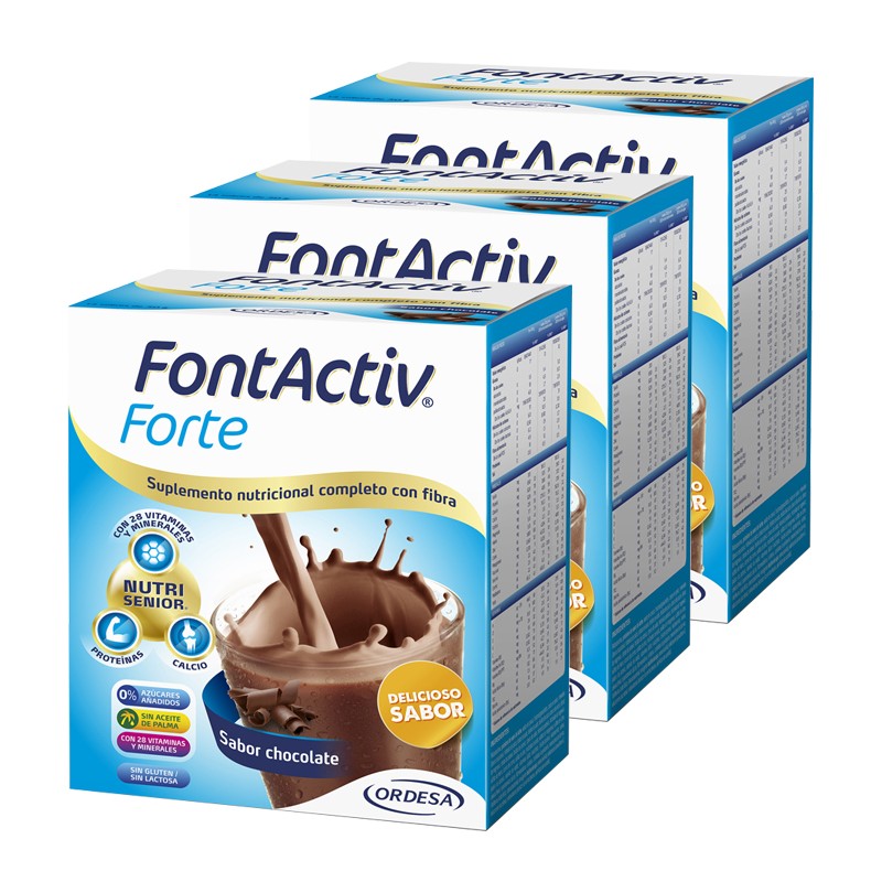 FONTACTIV Forte Sabor Chocolate 3x14 Sobres 30G-1