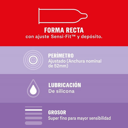 DUREX Preservativo Sensitivo Contacto Total 6 unidades-2