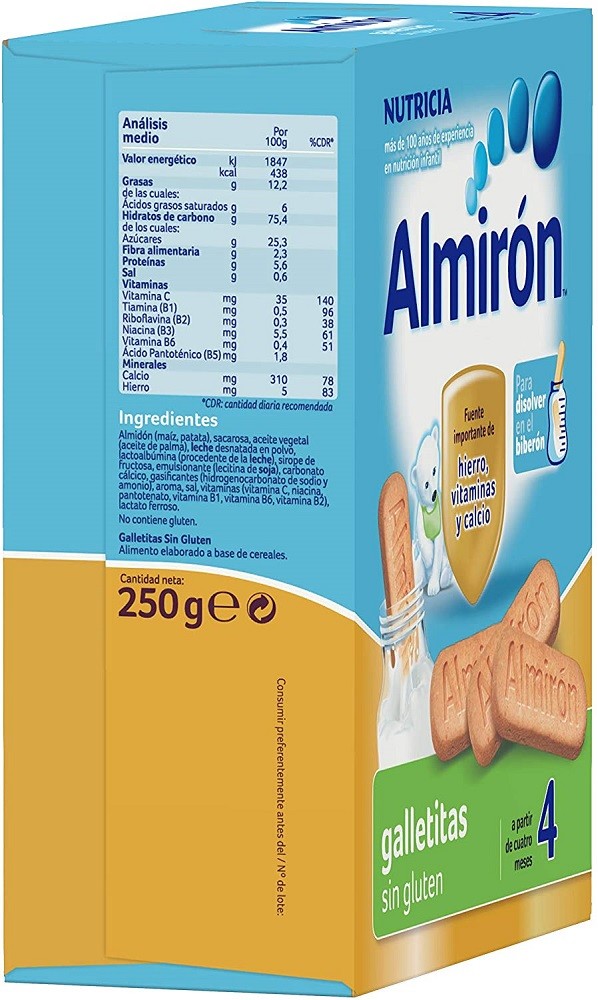 ALMIRÓN Galletas Sin Gluten 250g-4
