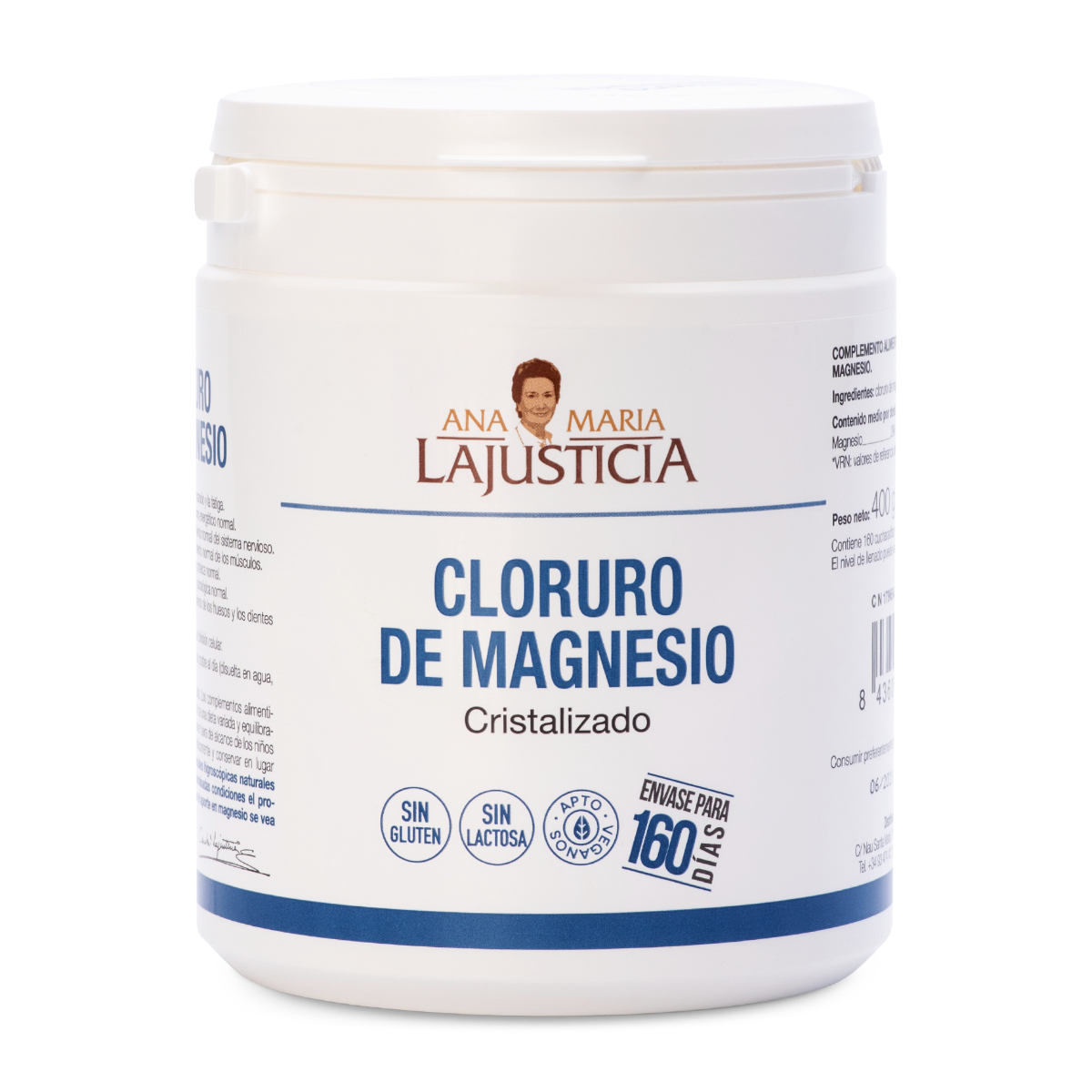 Ana María Lajusticia Cloruro de Magnesio 400 g
