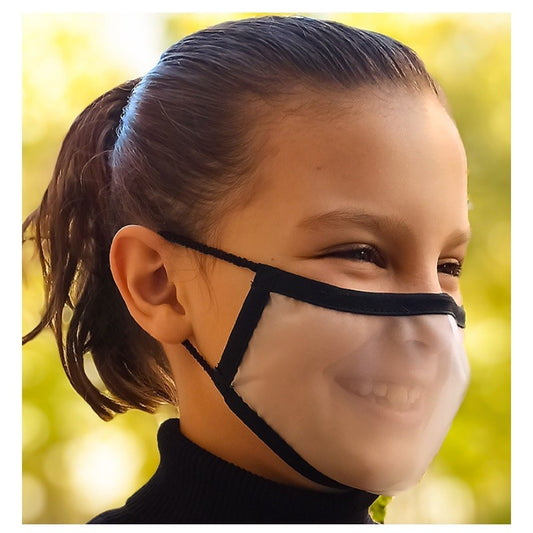 Mascarilla Reutilizable Transparente Homologada Viroblock Color Negro Talla S - BEYFE--1